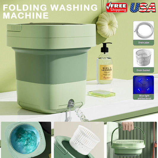 Portable Washing Machine Foldable Washer and Spin Dryer